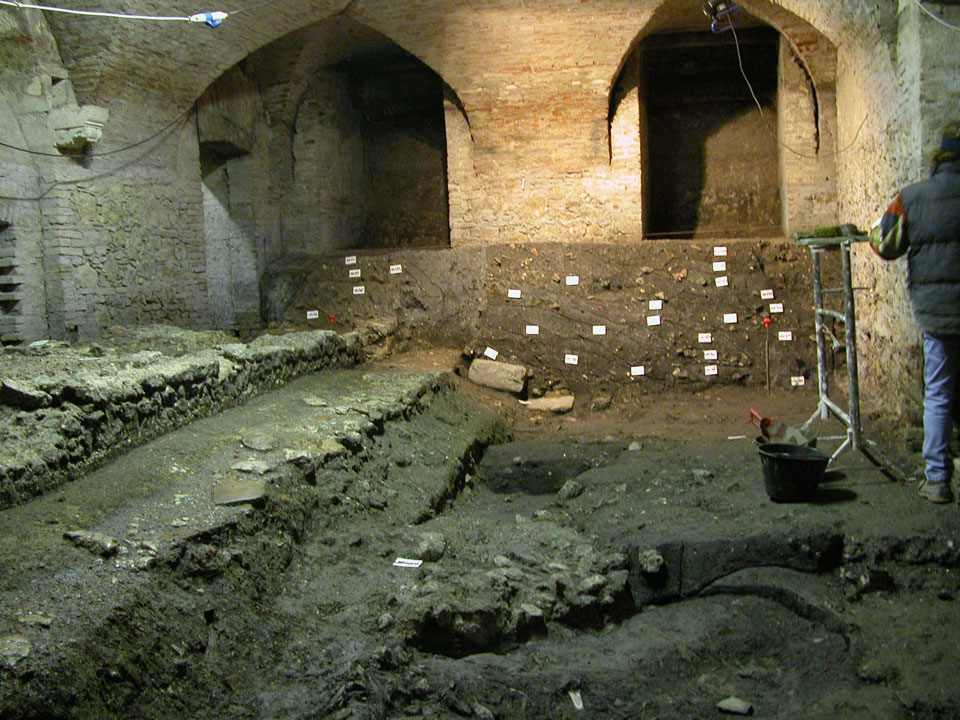 L’area in corso di scavo (Archivio Soprintendenza per i Beni Archeologici del Veneto)
