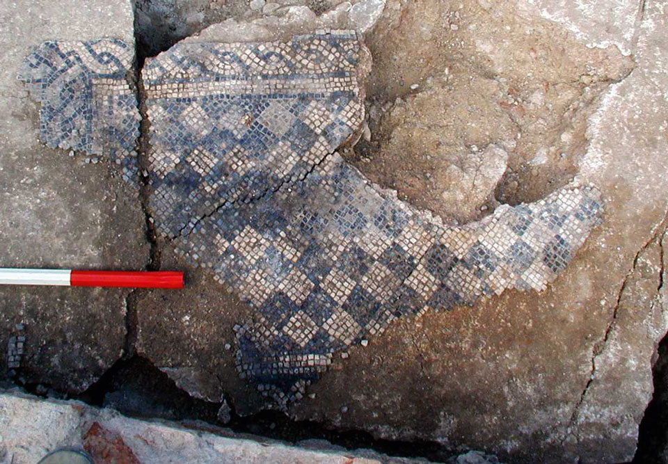 Mosaico pavimentale di età romana (Archivio Soprintendenza per i beni Archeologici del Veneto)