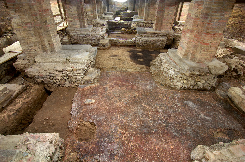 View of the excavation area (Archive of the Veneto Regional Board for Archeological Heritage)